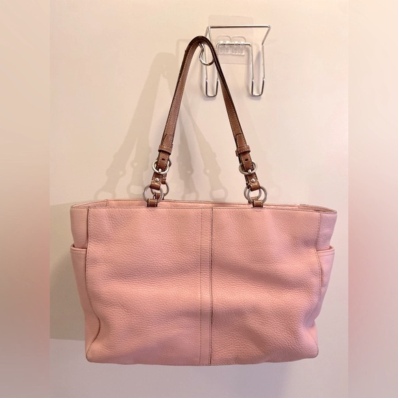 Coach Pink Pebble Purse - Picture 2 of 12